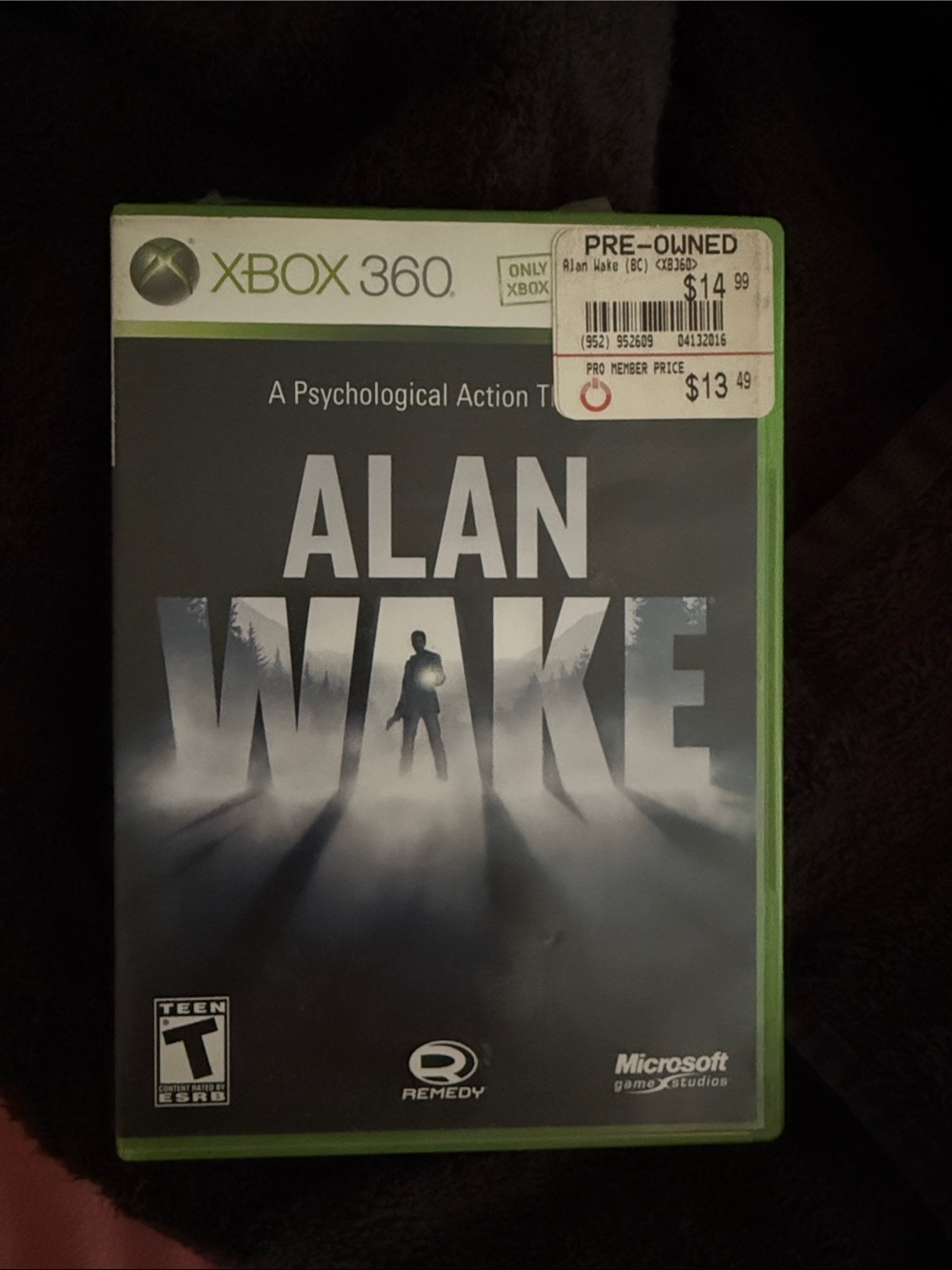 Alan Wake Xbox Game